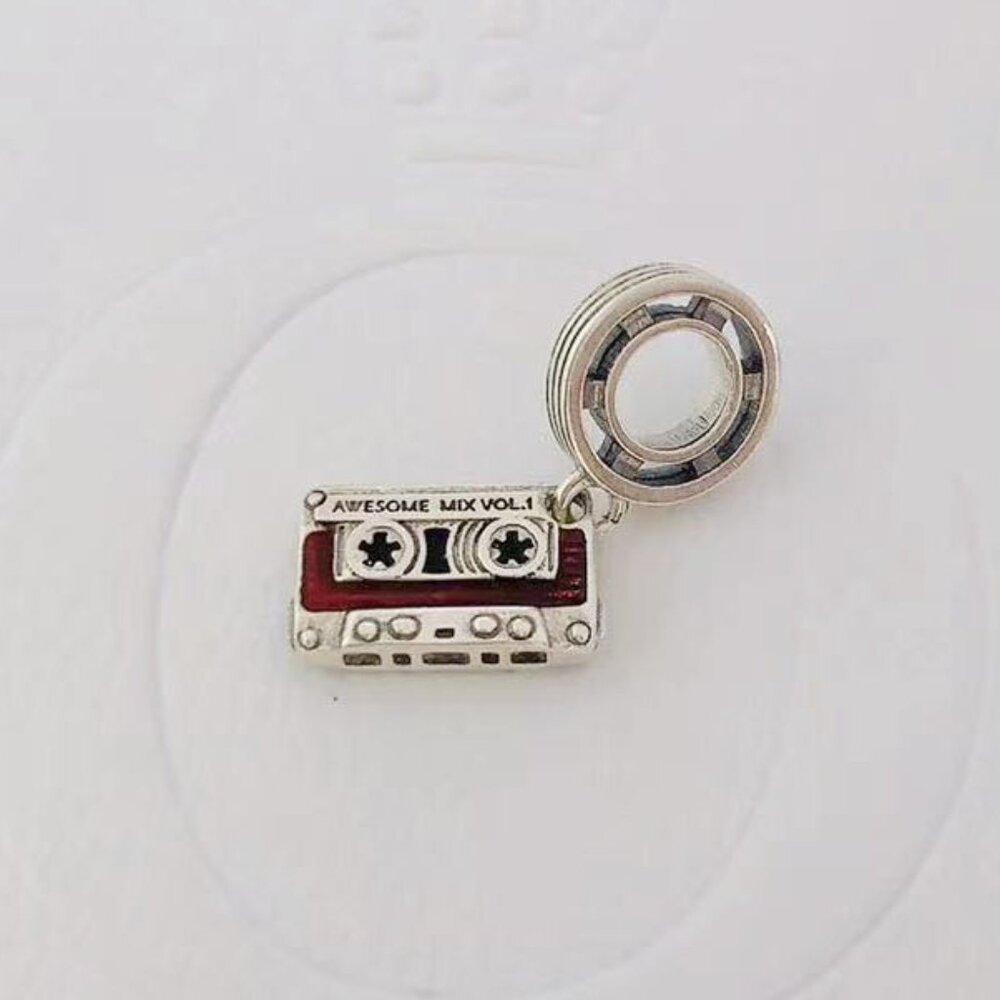 Pandora Marvel Guardians of the Galaxy Cassette Tape Dangle Charm